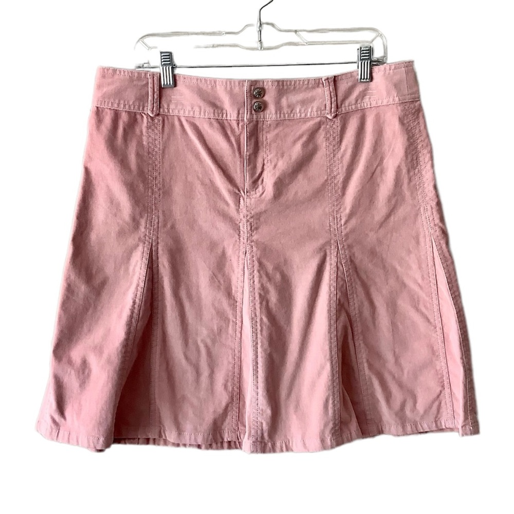 Athleta whenever pink corduroy skirt